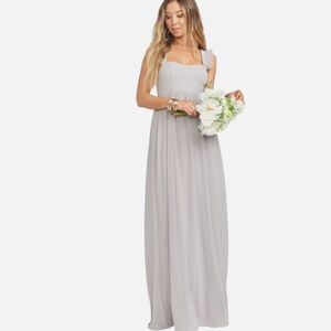 Show Me Your Mumu June Maxi dress in dove gray